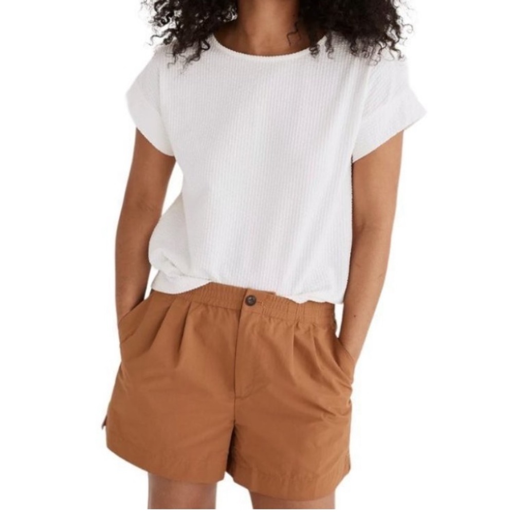 Madewell Ripstop Water Resistant Athletic Track Shorts Women’s Size Small S - Picture 1 of 14